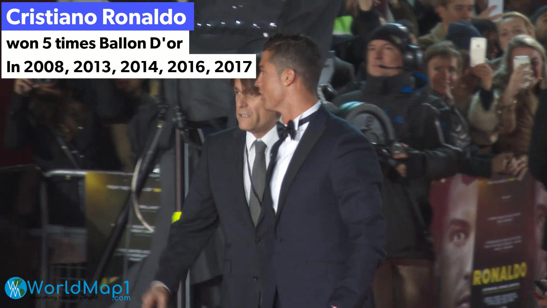 Cristiano Ronaldo 5 Kez FIFA Altın Top Ödülü Kazandı